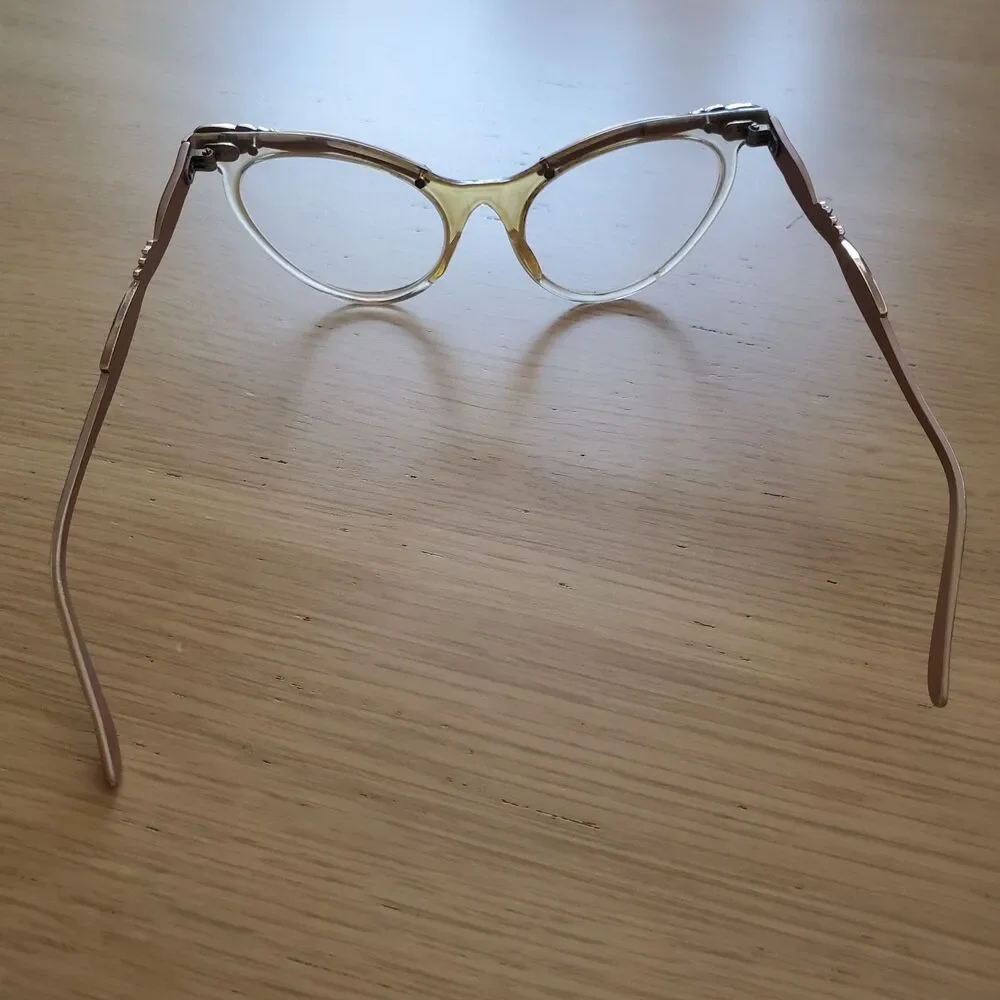 Vintage 50s Donald Pliner Cat Eye Glasses